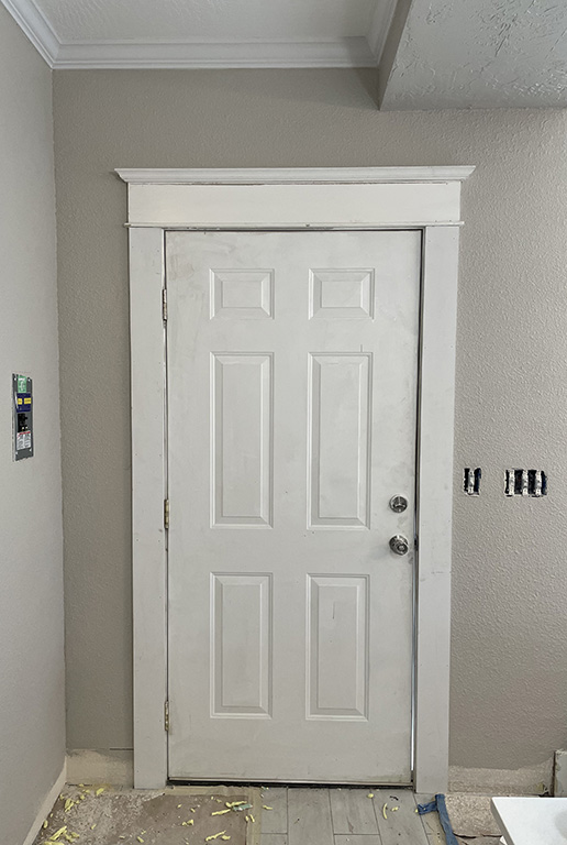 finished door