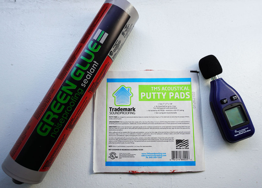 soundproofing tools for an lights