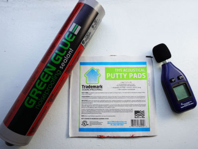 soundproofing tools for an lights