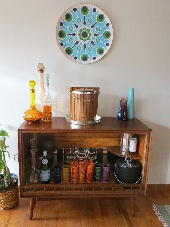 mid-century bar